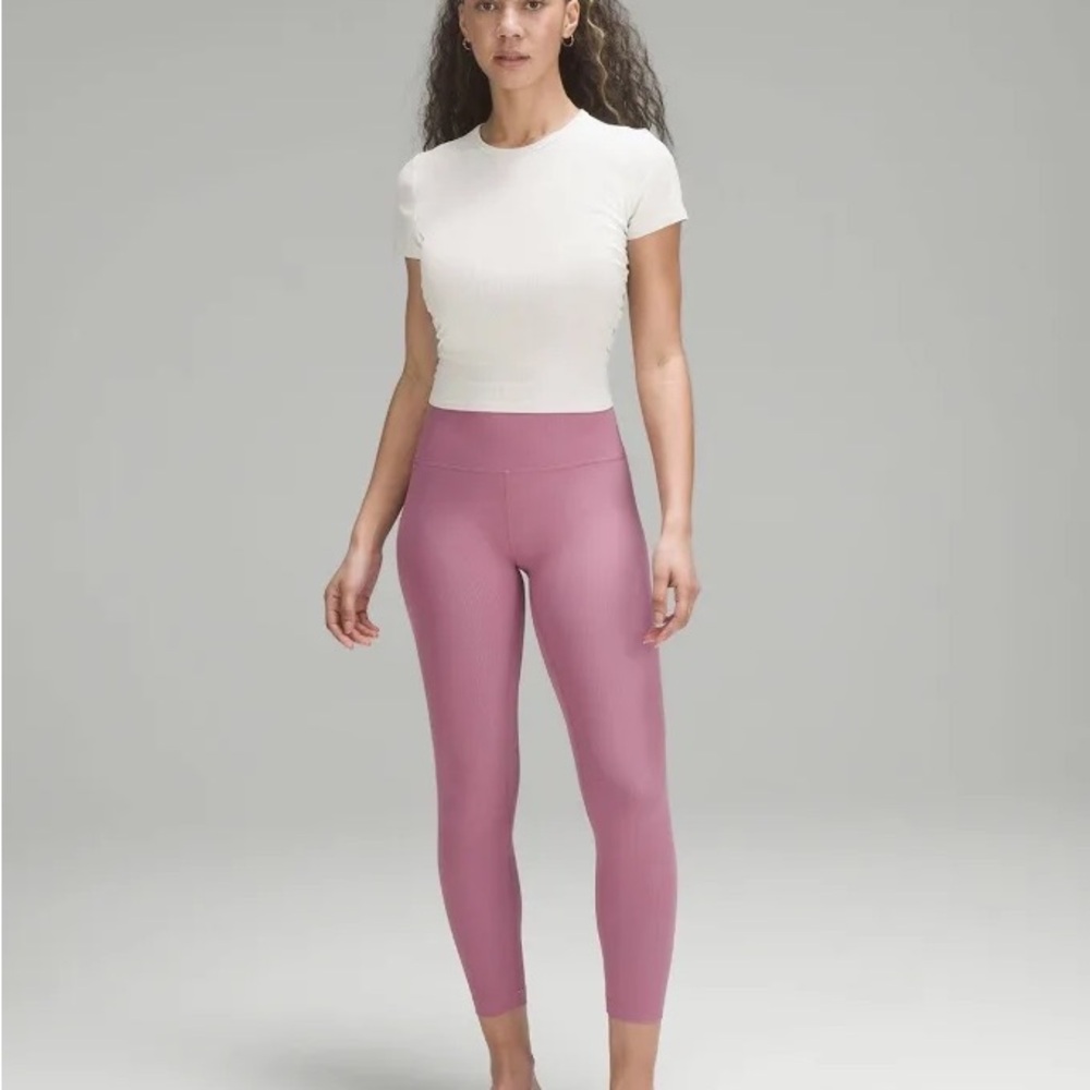 Lululemon Align Ribbed High Rise Leggings 23” Size 4 NWT